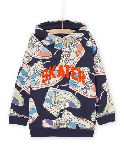 Sweat à capuche à imprimé baskets ROPURSWE1 / 23S902L2SWE705