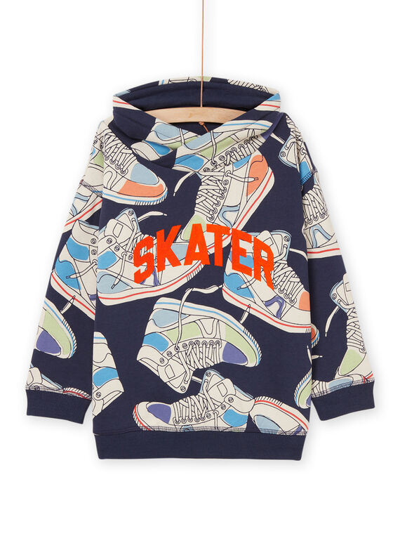 Sweat à capuche à imprimé baskets ROPURSWE1 / 23S902L2SWE705