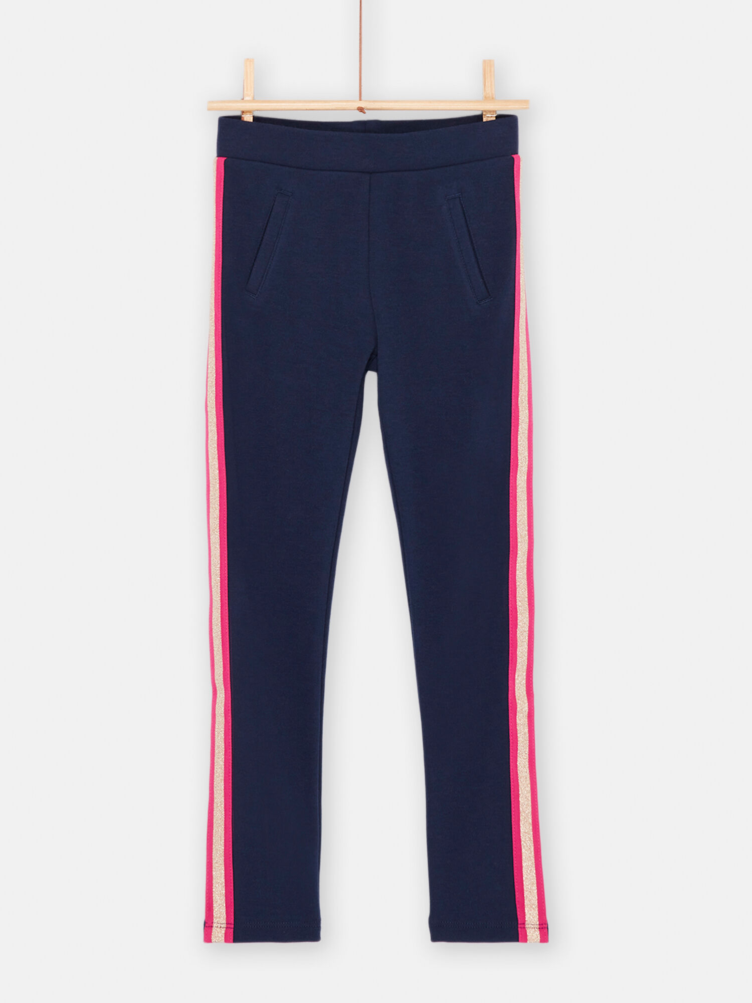Pantalon bleu deals marine fille