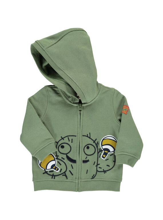 Gilet à capuche bébé garçon CUPIGIL / 18SG10I1GIL612