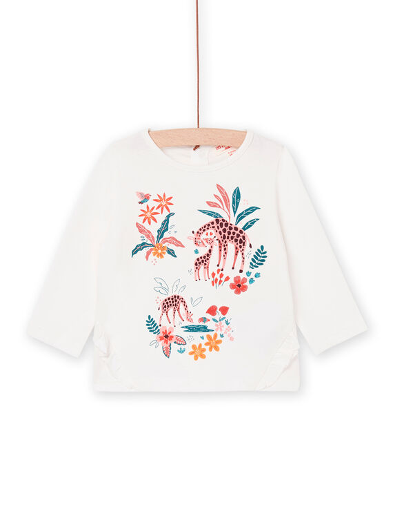 Tee shirt manches longues écru PIPRITEE / 22WG09P1TML001
