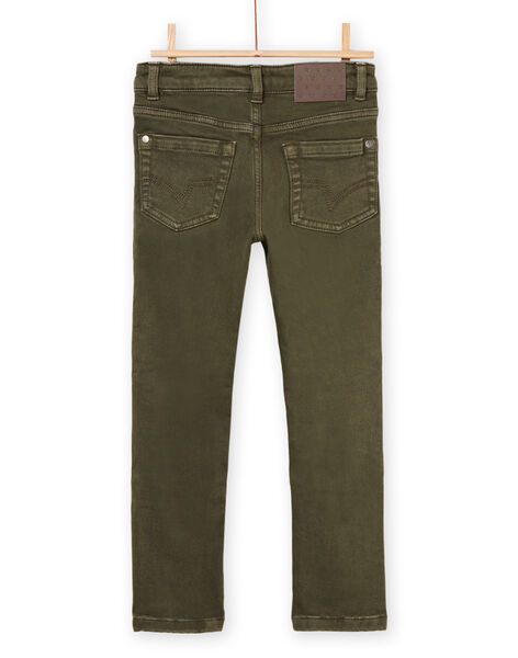 Pantalon kaki en toile POJOPAKNI1 / 22W902B5PAN609