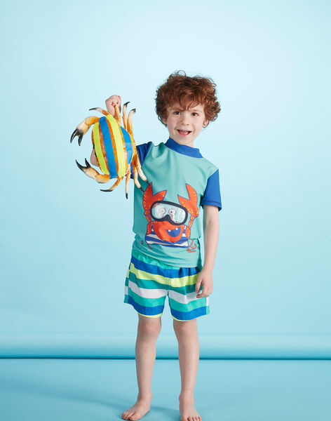 Tee Shirt Anti Uv Turquoise Spring Days Dpam
