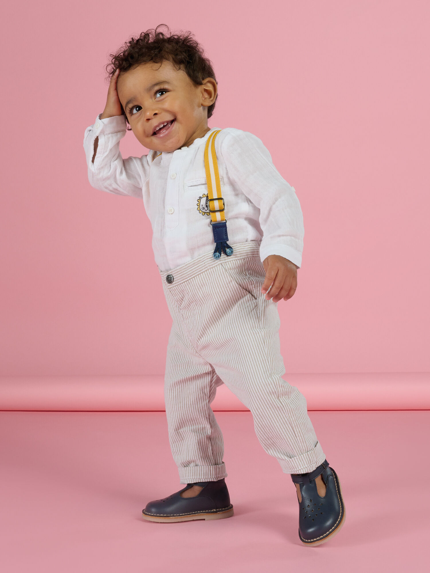 Pantalon store bretelle garcon
