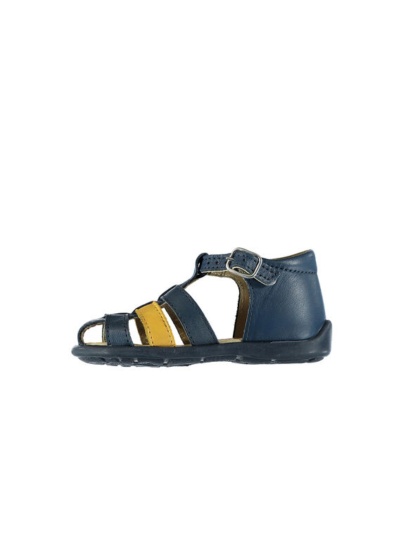 Sandale ville cuir bébé garçon FBGSANDBI2 / 19SK38D1D0E070