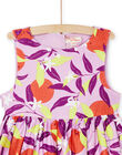 Robe lavande à imprimé fleuri RANEOROB1 / 23S901O4ROB326