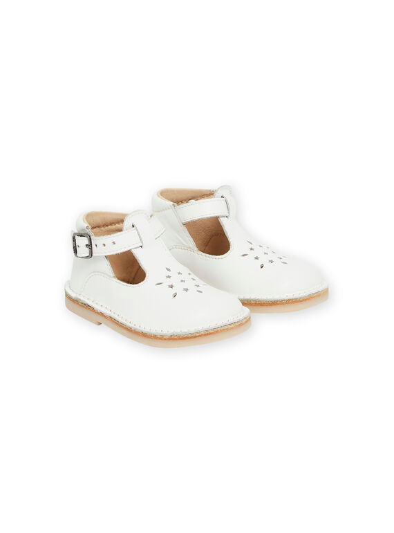 Salomés perforées blanches bébé garçon NUSALBASIB / 22KK3852D13000