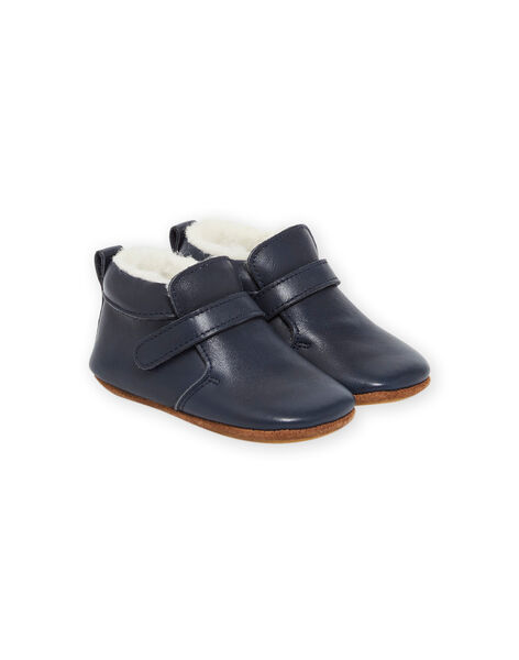 Chaussons en cuir souple PUCHOSFUR / 22XK3851D6P070