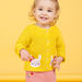 Cardigan jaune mimosa bébé fille