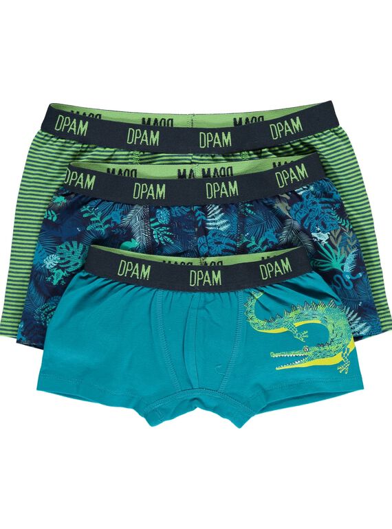 Lot de boxers garçon CEGOBOXJUN / 18SH12V2BOX615