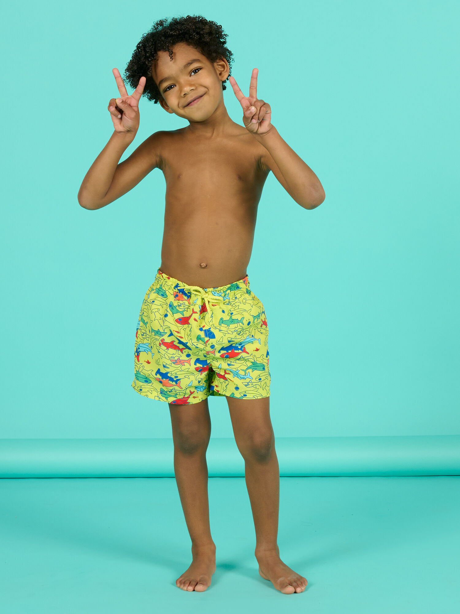 Maillot de bain jaune canari enfant gar on