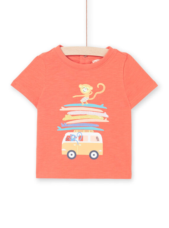 Tee Shirt Manches Courtes Rouge LUBONTI2 / 21SG10W4TMCF504