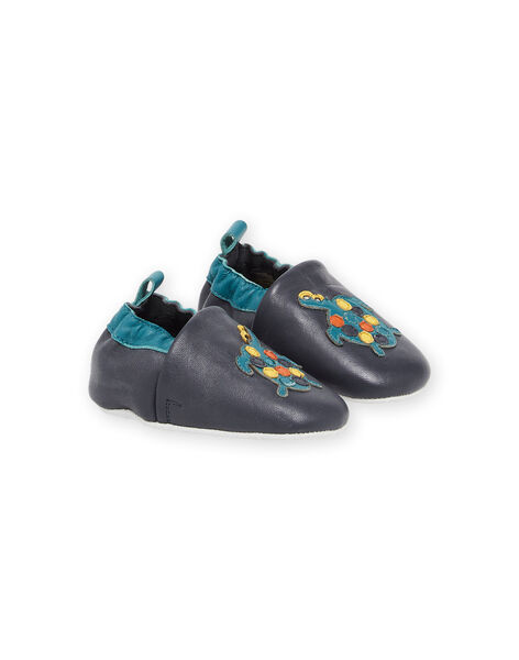 Chaussons cuir souple tortues PUCHOSTOR / 22XK3843D3S070
