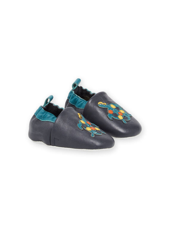 Chaussons cuir souple tortues PUCHOSTOR / 22XK3843D3S070