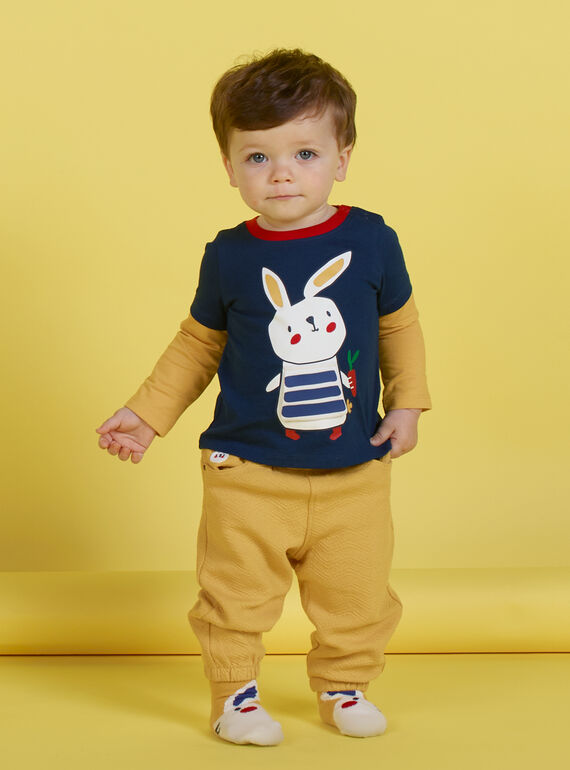Pantalon jaune bébé garçon MUMIXPAN2 / 21WG10J1PAN117