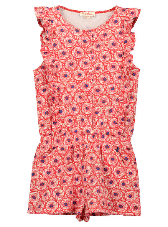 Combishort fantaisie fille FATOCOMB / 19S901L1CBL099