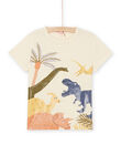 T-shirt à animation dinosaures en jelly print ROMAGTI4 / 23S902T2TMCA002