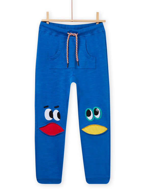 Pantalon de jogging bleu enfant garçon NOLUJOG / 22S902P1JGB702
