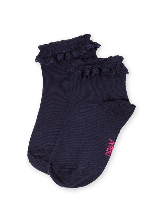 paire de chaussettes enfant fille LYAJOSCHO2B / 21SI014CSOQC205