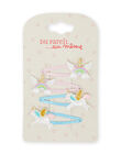 Lot de 4 barrettes fantaisie enfant fille NYAJOCLIC15 / 22SI01B3BRT957