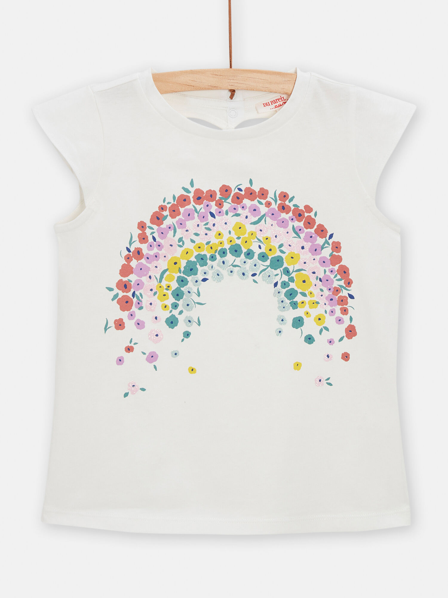Tee shirt arc deals en ciel fille