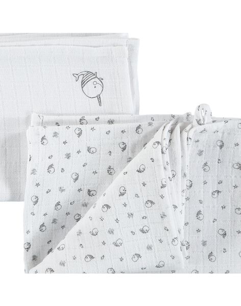 Lot De Langes Bebe Lange Bavoir Naissance Dpam