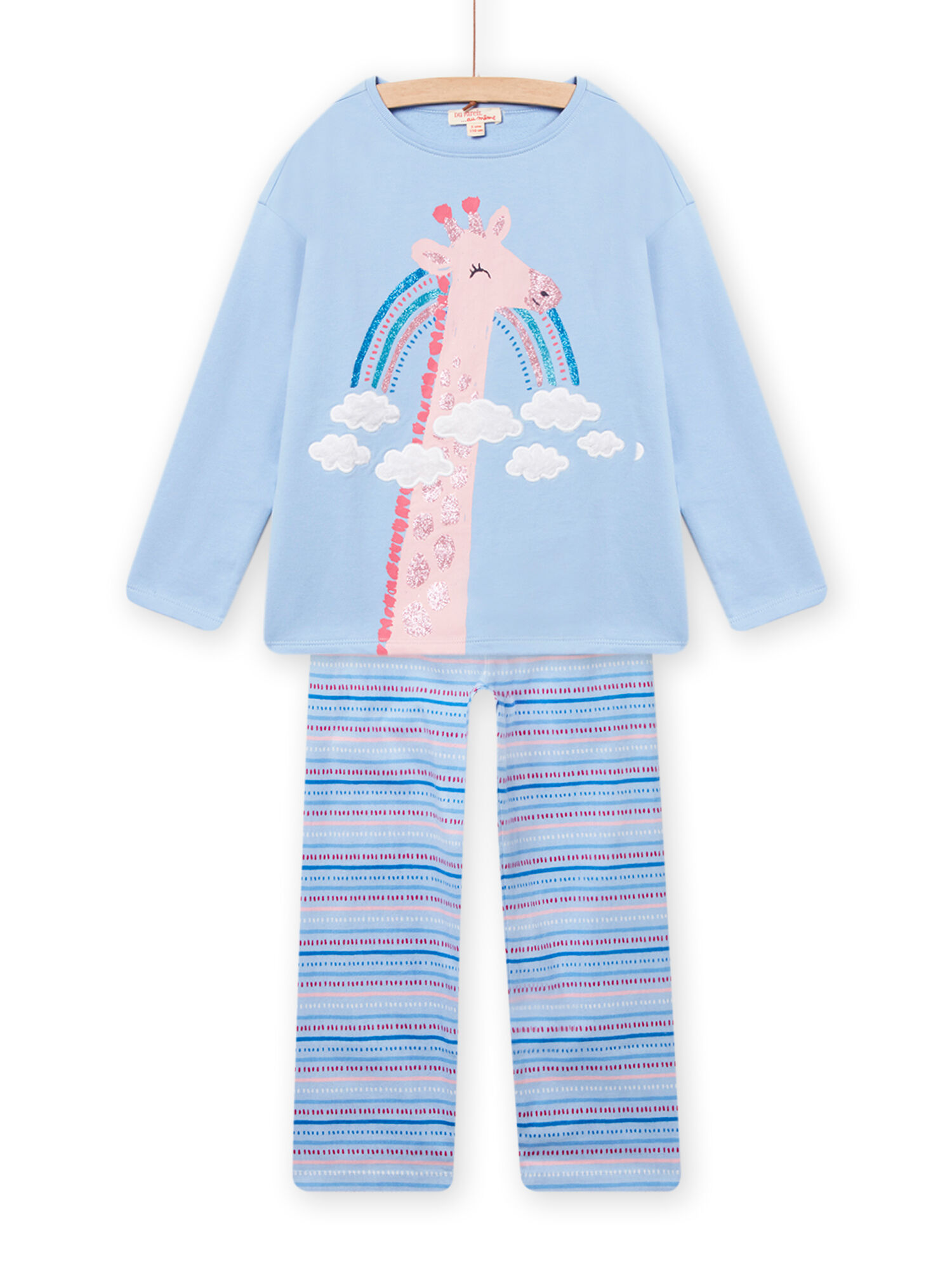 Sac de couchage noué Pyjama pour nouveau-né bébé Cadeaux pour photos bleu ciel 