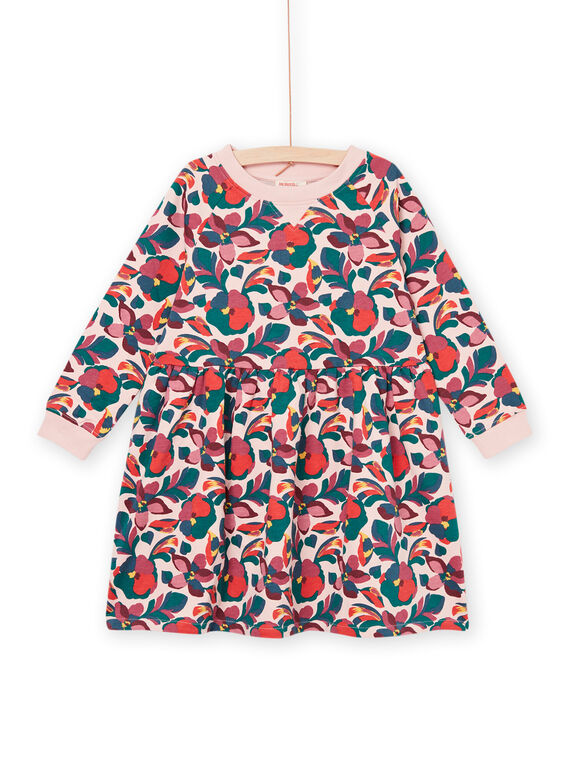 Robe en molleton à imprimé maxi fleur PAJOROB1 / 22W901B2ROBD319