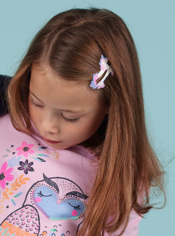 Lot de 4 barrettes assorties enfant fille MYAJOCLIC6 / 21WI01S6BRT957
