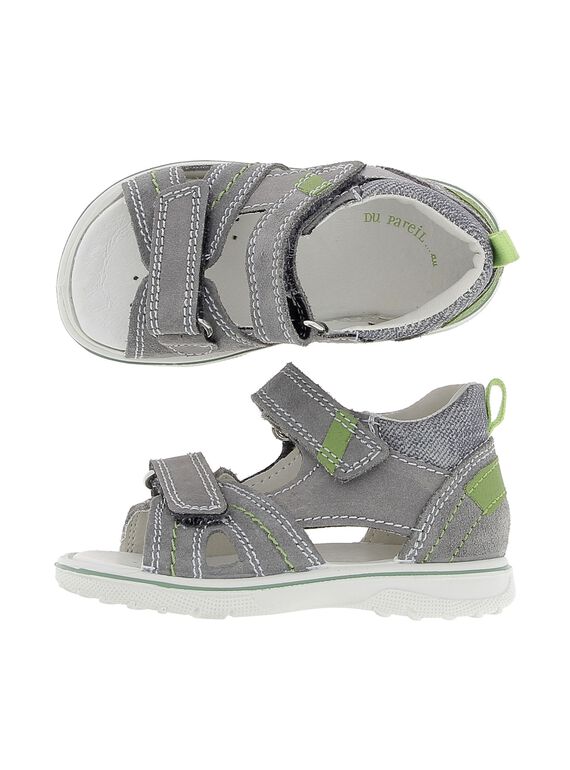 Sandale en cuir bébé garçon CBGSANDCRO / 18SK38WCD0E940