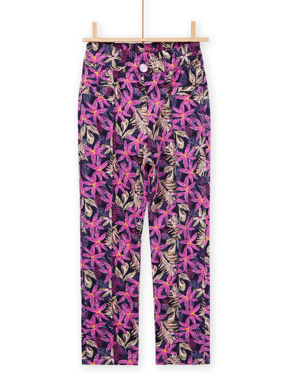 Pantalon fluide imprimé à taille élastiquée PAKAPANT / 22W901L1PANC211