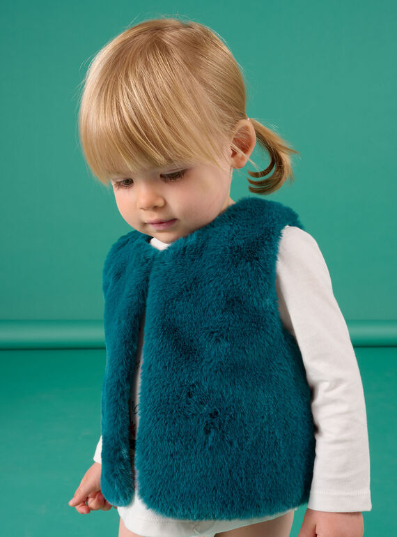 Gilet sans manches vert PIPRICAR3 / 22WG09P3CAR714