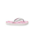Tongs roses à rayures imprimé pastèque fille LFTONGFRUIT / 21KK3562D01000