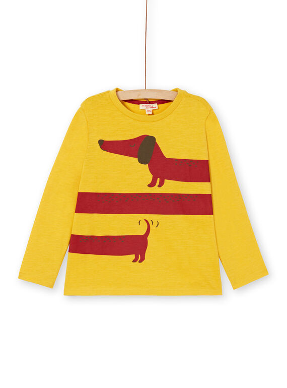 Tee Shirt Manches Longues Jaune LOJOTEE2 / 21S90234TML102