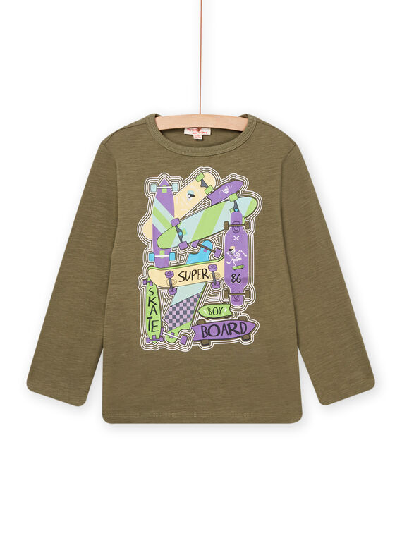 T-shirt manches longues kaki POKATEE2 / 22W902L3TML628