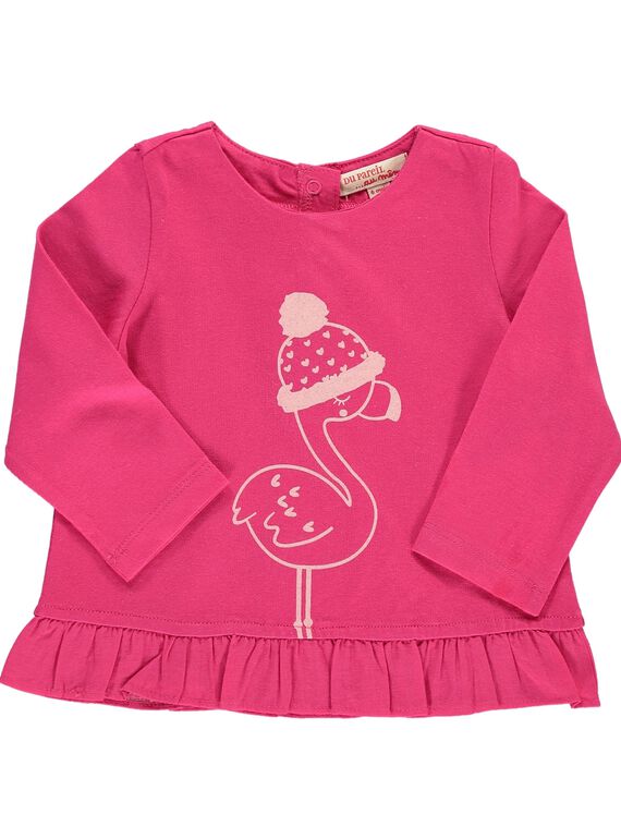 Tee-shirt manches longues bébé fille DIJOTEE2 / 18WG0932TML310