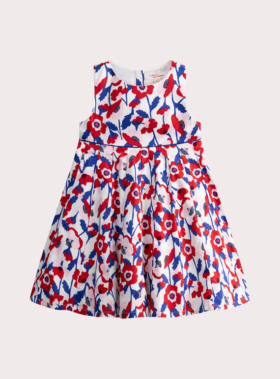 Robe à volume imprimée fleurs WAPAROB1 / 25S90114ROB001