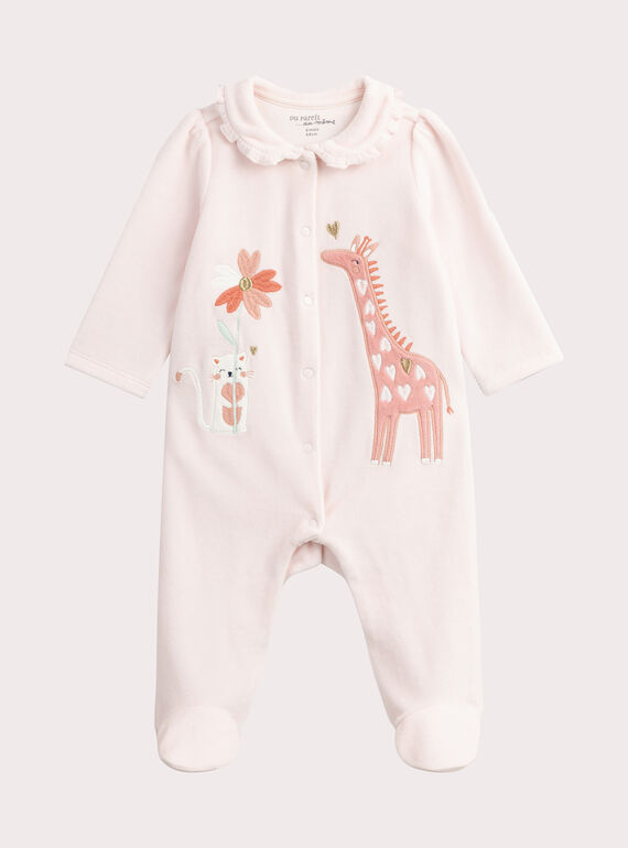 Grenouillère Rose VEFIGREGIR / 24WH1371GRE301