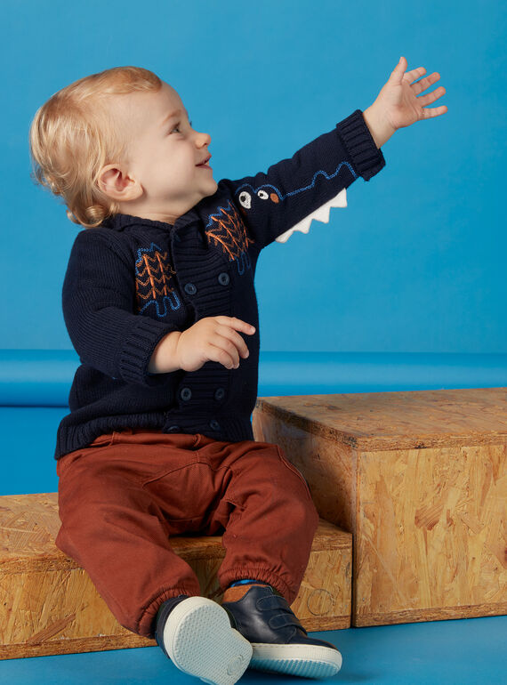 Pantalon marron bébé garçon KUSAPAN2 / 20WG10O2PANI809