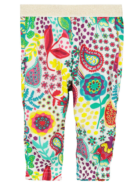 Pantalon confort imprimé bébé fille FICAPAN / 19SG09D1PAN000
