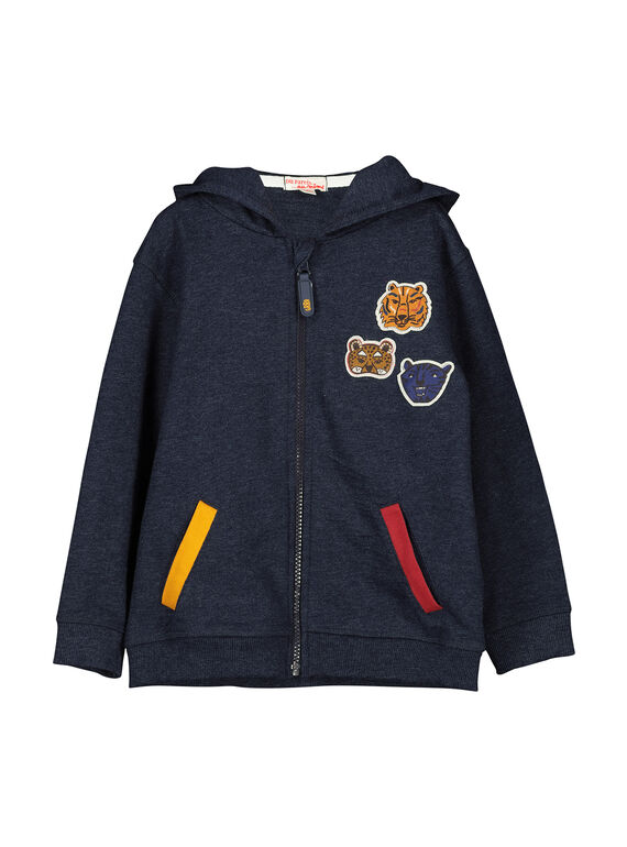 Gilet à capuche zippé garçon FOBAGIL / 19S90261GIL070
