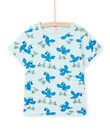 Tee Shirt Manches Courtes Bleu NOGATI2 / 22S902O3TMC213