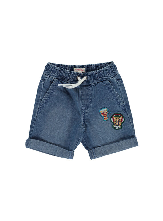 Bermuda en denim garçon FOTUBER4 / 19S902F4BER704
