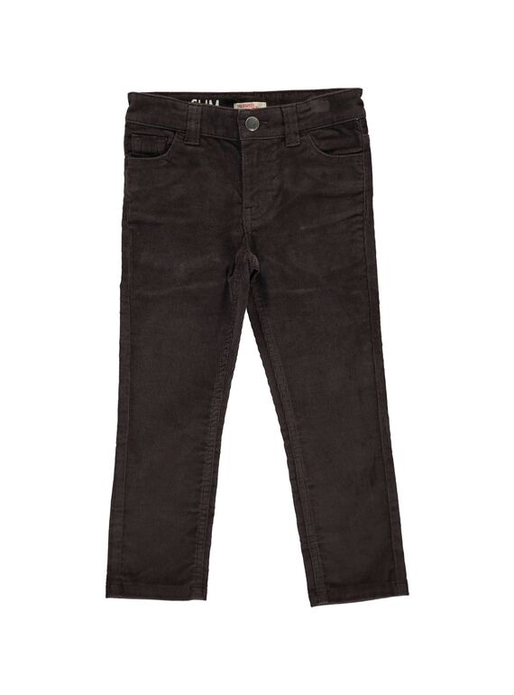 Pantalon slim en velours garçon DOJOPAVEL10 / 18W902J6D2B816