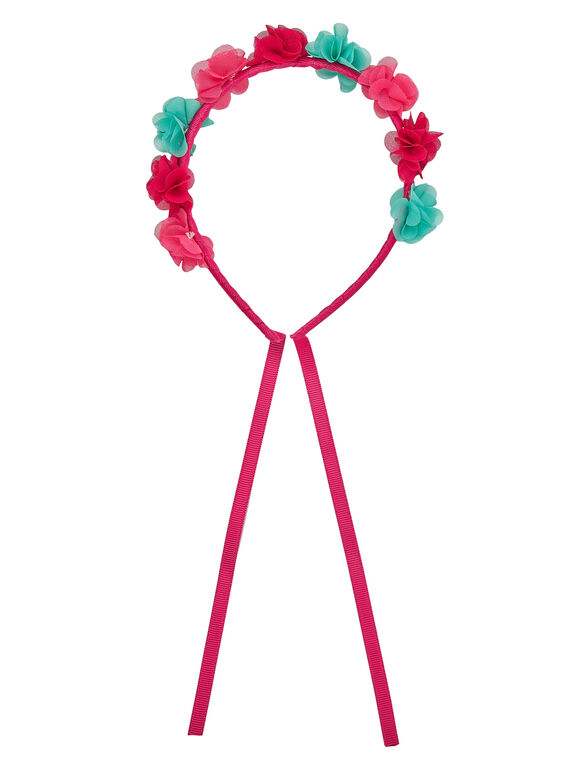 Serre-tête avec fleurs couleurs contrastées.  JYAWEHEAD / 20SI0191TET304