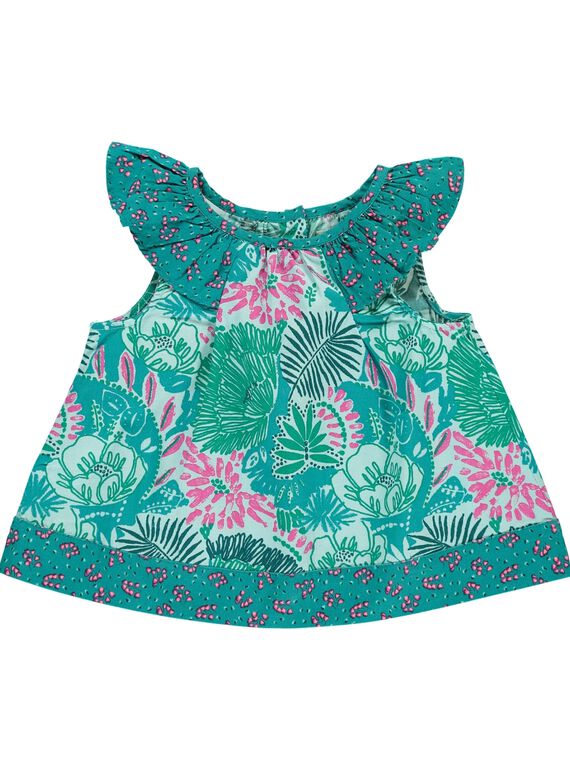 Blouse évasée bébé fille CIDOUCHEM / 18SG09J1CHE099