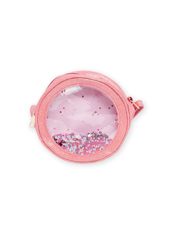 Sac rose à paillettes enfant fille NYABABAG2 / 22SI0112BESD309