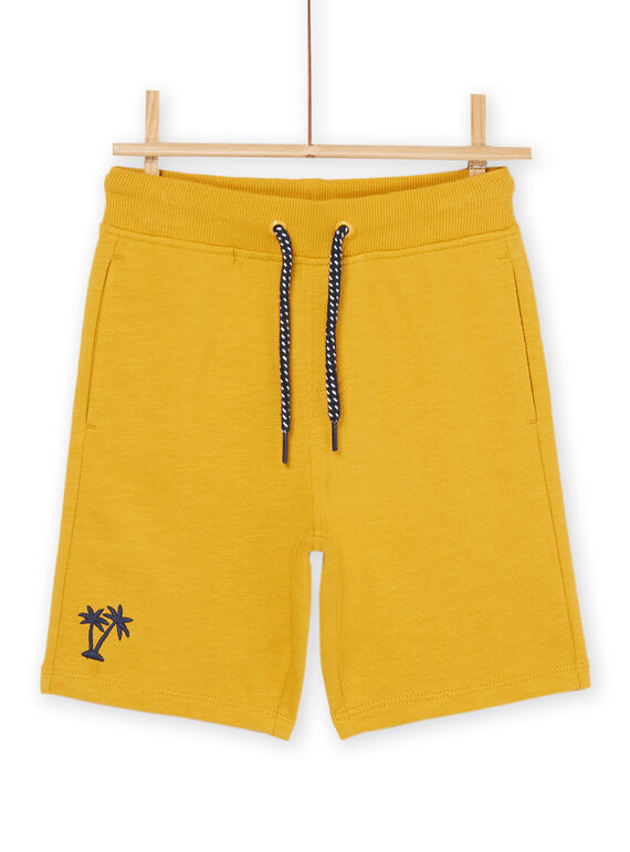Bermuda jaune en molleton ROJOBER2 / 23S90293BERB105