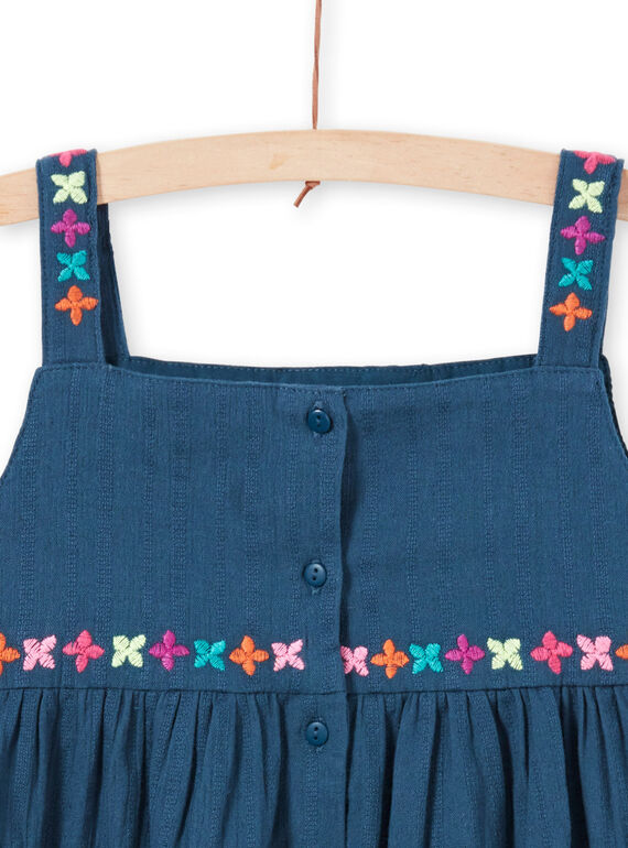 Robe brodée à fines bretelles LABONROB2 / 21S901W2ROB716