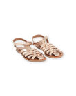 Sandales doré rose en cuir RASANDCAGE / 23KK356BD0EK009